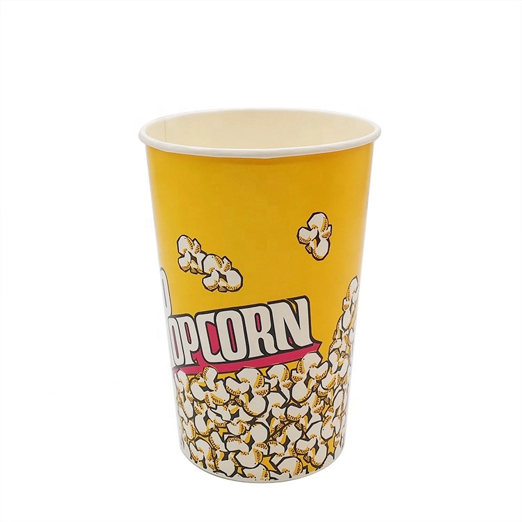 Disposable Compostable Pink Plastic Papers Chicken Container Package Popcorn Box Bucket