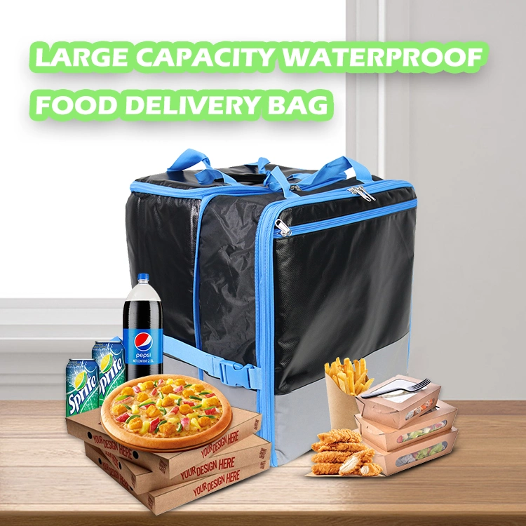 Wholesale Reusable Thermal Food Delivery Bag Carry Insulated Lunch Cooler Bag