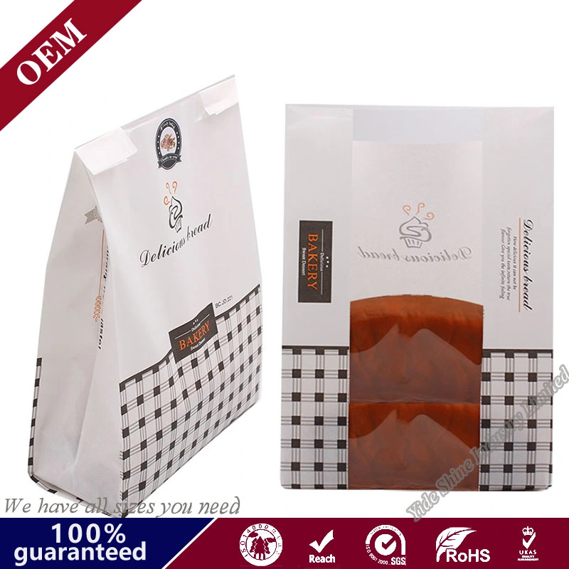 Fsc Certified Recyclable Sos Brown Kraft Paper Bag with Your Own Logo