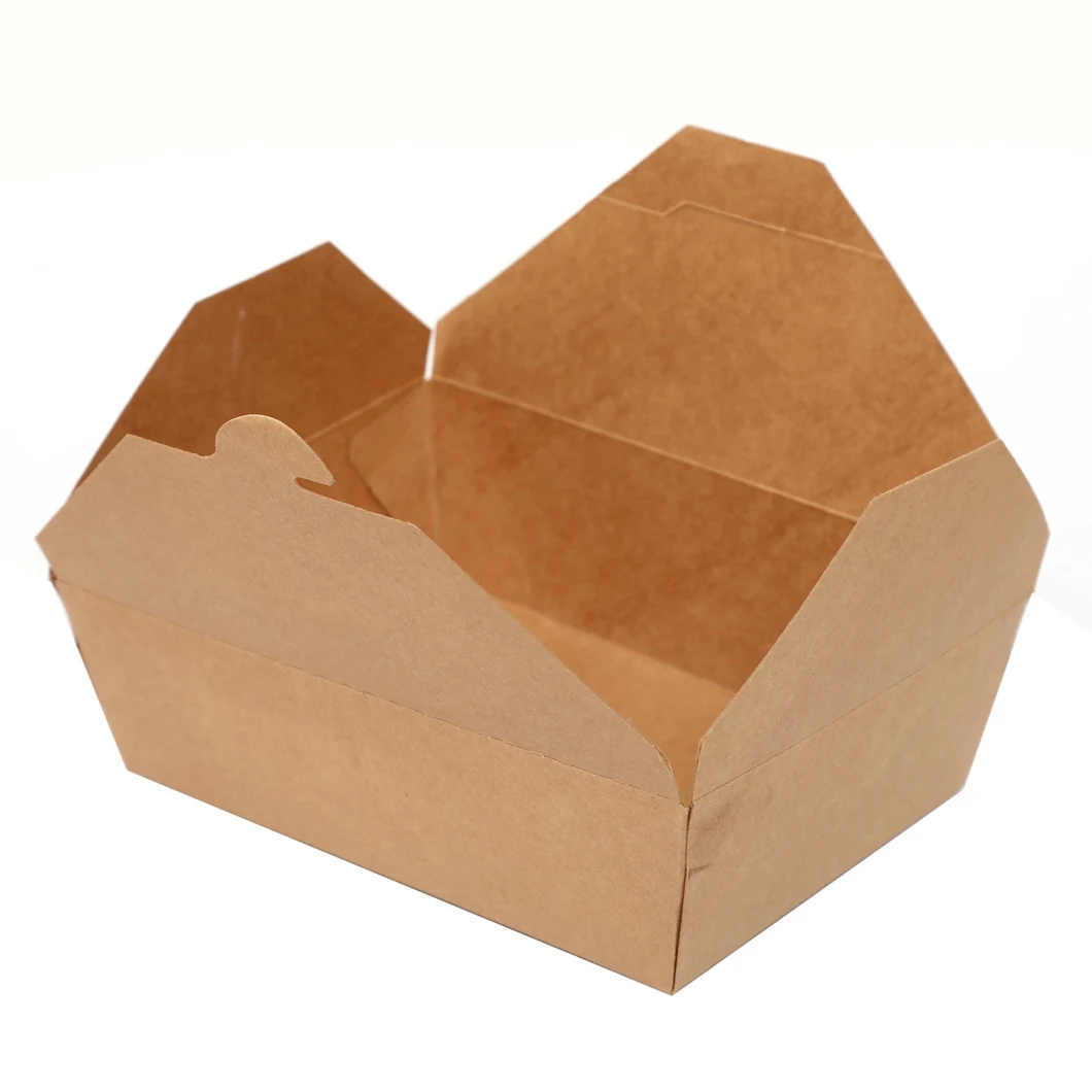Print Comepartment Lunch Paper Bucket for Food Packing Box