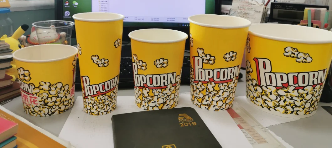 Take Away of Disposable Large Big Size Paper Food Cup Paper Container Paper Bucket