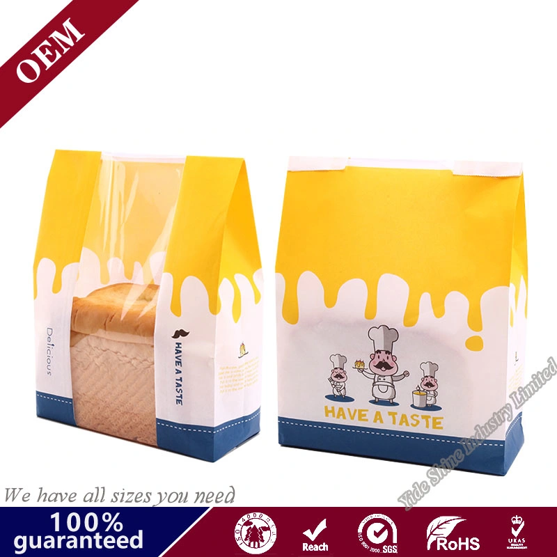 Fsc Certified Recyclable Sos Brown Kraft Paper Bag with Your Own Logo
