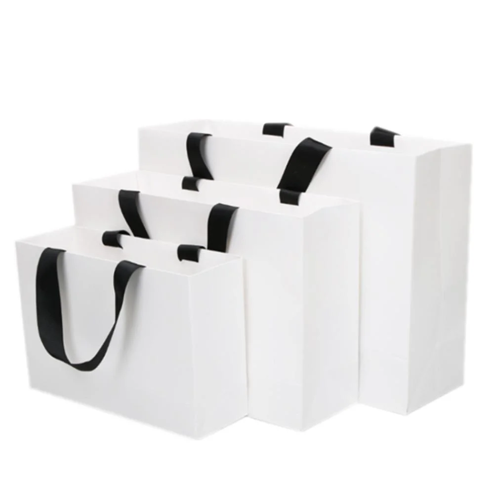 Fancy Design Die Cut Handle Wedding Party Paper Gift Bag with Logo