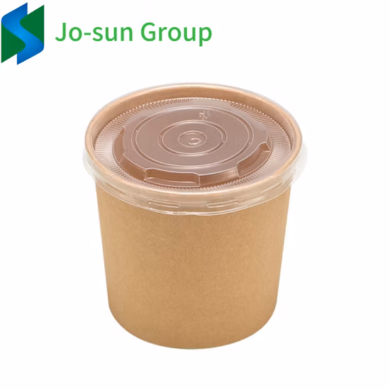 Environmental Biodegradable Package 36X50cm 45L All Paper Bucket with Lid