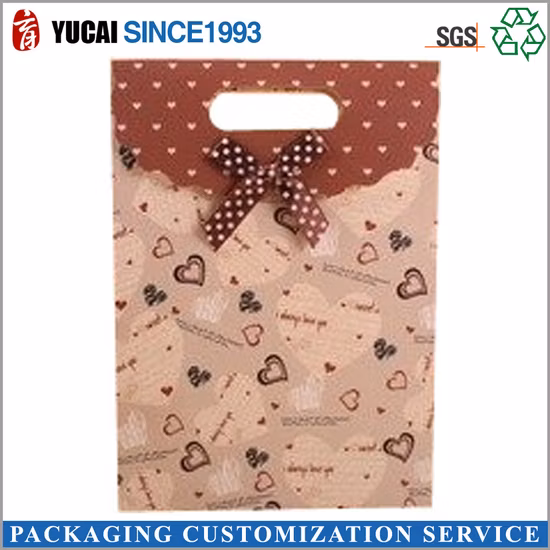 Die-Cut Handle Bag Paper Gift Box Candy Paper Bag
