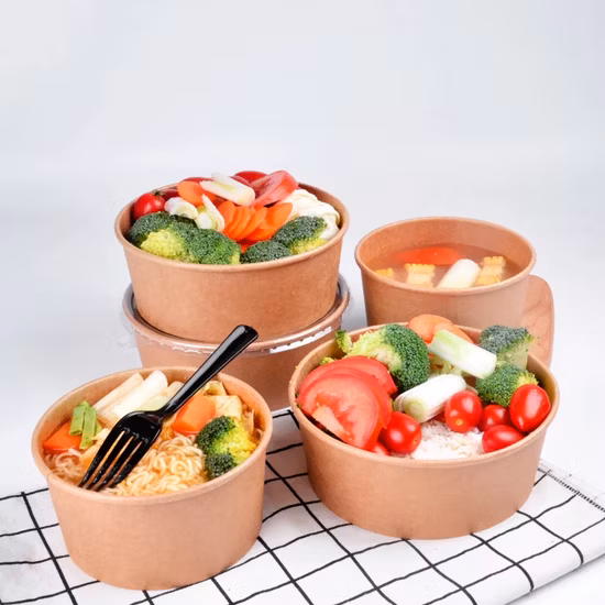 Print Comepartment Lunch Paper Bucket for Food Packing Box